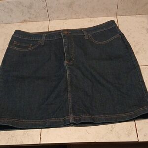 Lee Indigo Denim Mini Skort